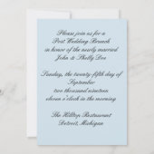 Nautical Boat Invitation Card Kaart (Achterkant)
