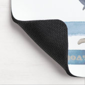 Nautical Boat Name,Anchor Dolphin Stripes Muismat (Hoek)