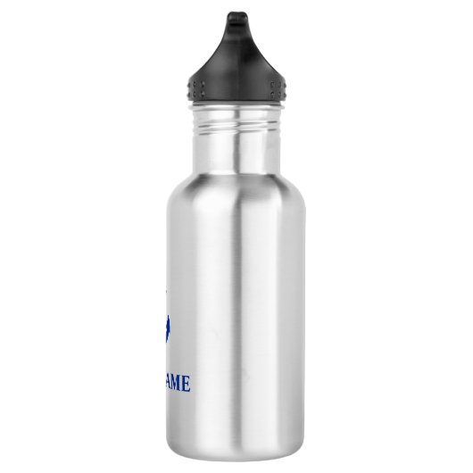 Nautical Boat Name Anchor Star Waterfles (Rechts)