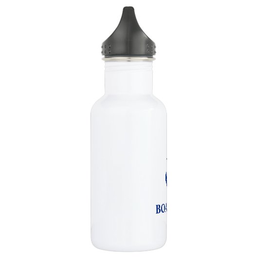 Nautical Boat Name Anchor White Waterfles (Links)