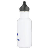 Nautical Boat Name Anchor White Waterfles (Rechts)