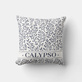 Nautical Boat Name. Mariene Algen. Marine Blauw. Buitenkussen