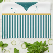 Nautical Boat Name Persoonlijk Theedoek (Gevouwen)