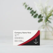 Nautical Boating bedrijfsprofiel Visitekaartje (Staand voorkant)