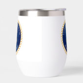 Nautical Boot Naam Anker Touw Navy Blauw Geel (Links)