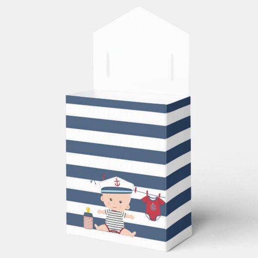Nautical Boy Baby shower Dank u Bedankdoosjes (Geopend)