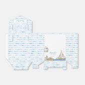 Nautical Boy Baby shower Dank u Bedankdoosjes (Uitgevouwen)