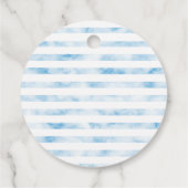 Nautical Boy Baby shower Dank u Bedankjes Labels (Achterkant)