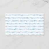 Nautical Boy Baby shower Diaper Raffle Informatiekaartje (Achterkant)