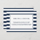 Nautical Boy Baby shower Request Insert Informatiekaartje (Voorkant / Achterkant)