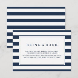 Nautical Boy Baby shower Request Insert Informatiekaartje