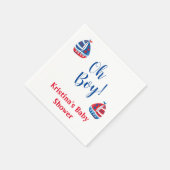 Nautical Boy Baby shower servet (Hoek)