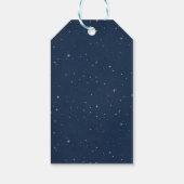 Nautical Boy Monkey Red Baby shower Dank u Cadeaulabel (Achterkant)