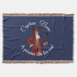 Nautical Boy Party Pirate Deken