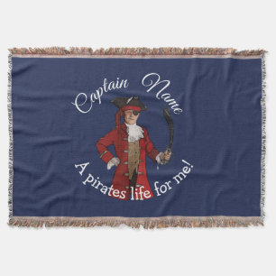 Nautical Boy Party Pirate Deken