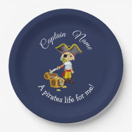 Nautical Boy Party Pirate Papieren Bordje