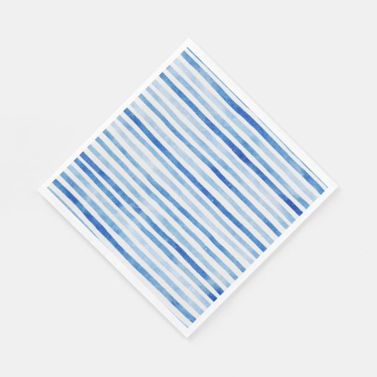 Nautical Boy Sailor Teddy Bears Stripe Baby shower Servet (Hoek)