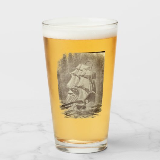 Nautical Brew Glass Glas (Voorkant gevuld)