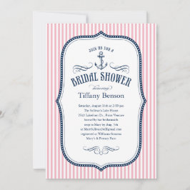 Nautical Bridal Shower Invitations Kaart