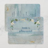 Nautical Bridal Shower Kaart (Voorkant / Achterkant)