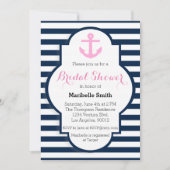 Nautical Bridal Shower Kaart (Voorkant)