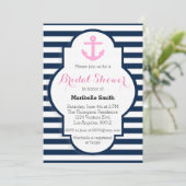 Nautical Bridal Shower Kaart (Staand voorkant)