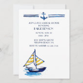 Nautical Bridal Shower Uitnodiging (Voorkant)
