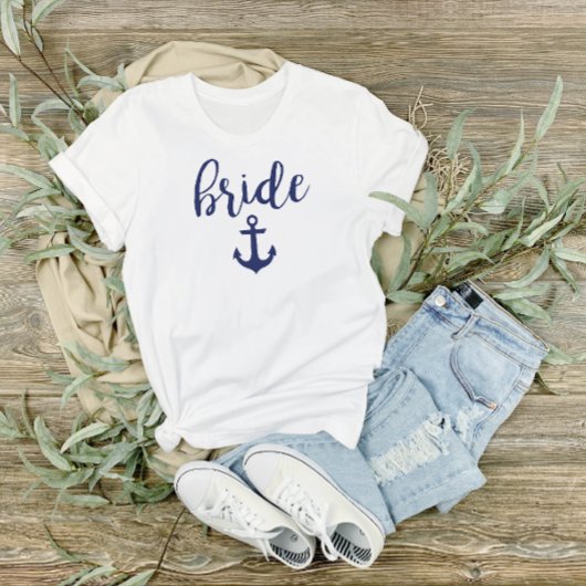 Nautical Bride Bachelorette Party Group Tri-Blend Shirt