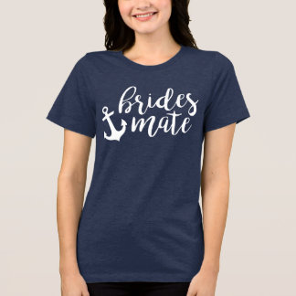 Nautical Bridesmaid Bachelorette Party Group Tri-Blend Shirt