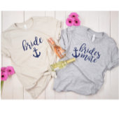 Nautical Bridesmaid Bachelorette Party Group Tri-Blend Shirt