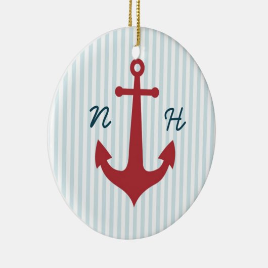 Nautical bruiloft keepomwille ornament (Rechts)