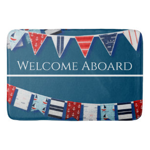 Nautical Bunting Badmat
