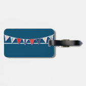 Nautical Bunting Bagagelabel (Achterkant horizontaal)