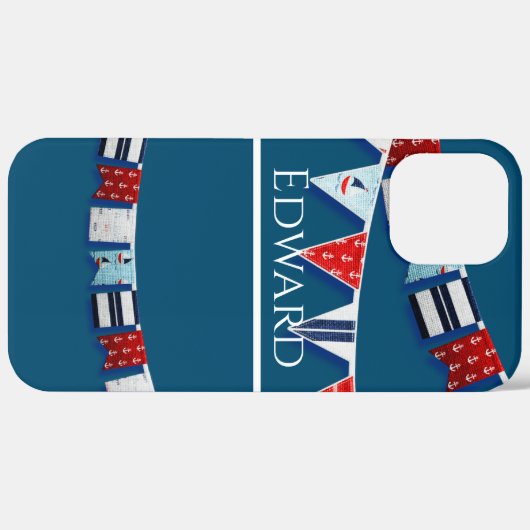 Nautical Bunting Case-Mate iPhone Case (Achterkant (horizontaal))