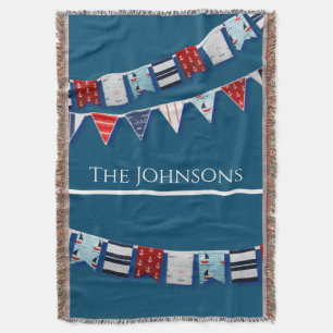 Nautical Bunting Deken