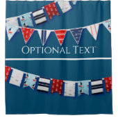 Nautical Bunting Douchegordijn (Voorkant)