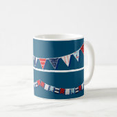 Nautical Bunting Koffiemok (Voorkant rechts)