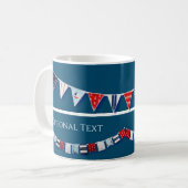 Nautical Bunting Koffiemok (Voorkant links)