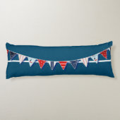 Nautical Bunting Lichaamskussen (Achterkant)