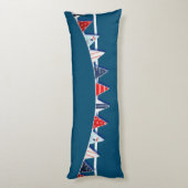 Nautical Bunting Lichaamskussen (Achterkant (Verticaal))