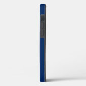 Nautical Captain Anchor Rope Navy Blue Case-Mate iPhone Case (Achterkant / Links)