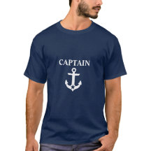 Nautical Captain Anchor Star Blue