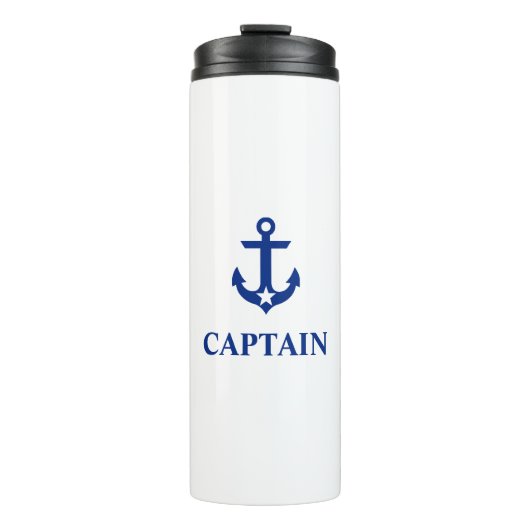 Nautical Captain Anchor Star Thermosbeker (Voorkant)