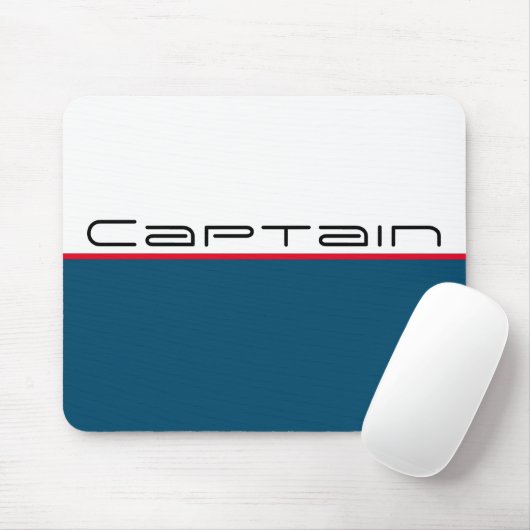 Nautical Captain Sport Stripe Muismat (Met muis)