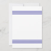 Nautical Captain's Wheel - Uitnodiging voor bruilo (Achterkant)