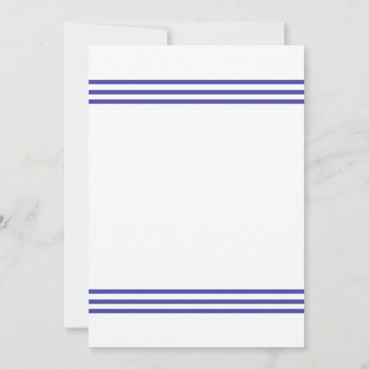 Nautical Captain's Wheel - Uitnodiging voor bruilo (Achterkant)