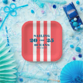 Nautical Celebration Paper Plates Papieren Bordje (Feest)
