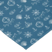Nautical Chalk Drawing Pattern 2 Tafelkleed (Gekanteld)