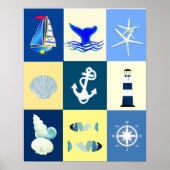 Nautical Charm Poster (Voorkant)