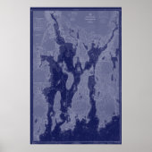 Nautical Chart Art Narragansett Bay Newport Map Poster (Voorkant)